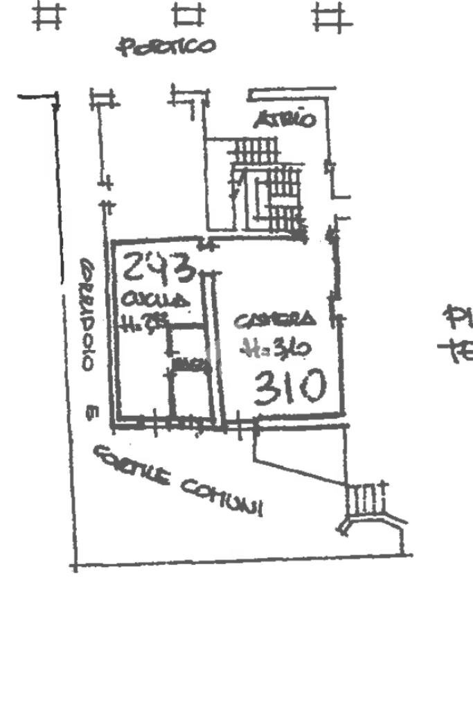 Bilocale Via dell'Unione, Bologna (zona Centro Storico) - planimetria 1