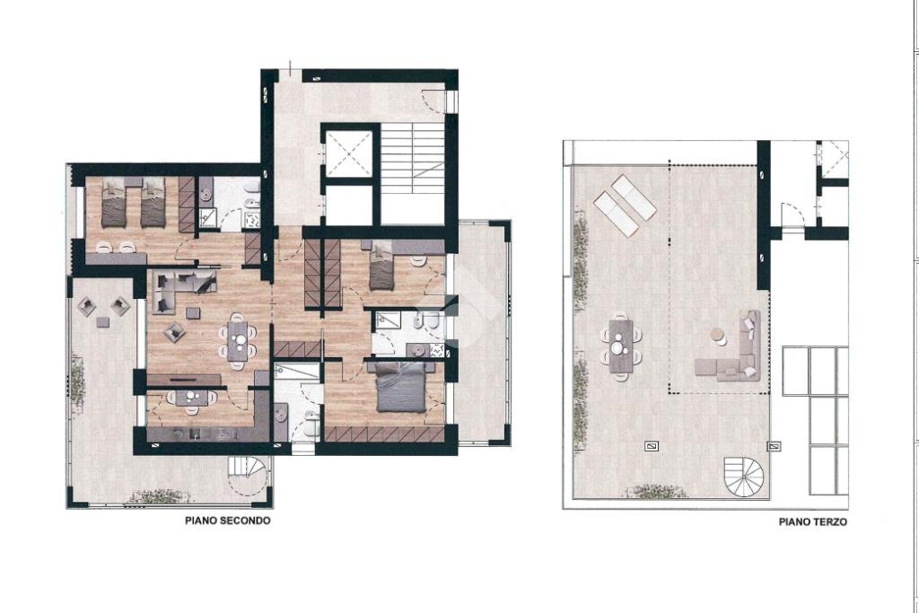 Quadrilocale Via Umbria, Peschiera Borromeo - planimetria 1