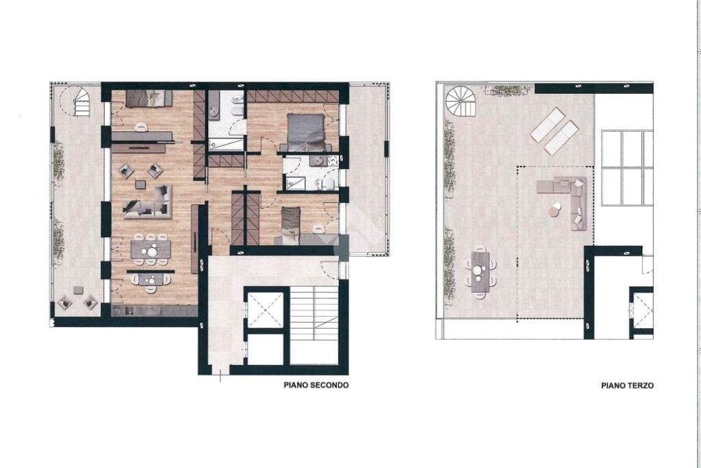 Quadrilocale Via Umbria, Peschiera Borromeo - planimetria 1