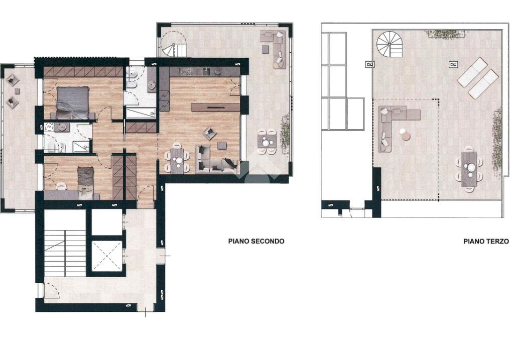 Trilocale Via Umbria, Peschiera Borromeo - planimetria 1