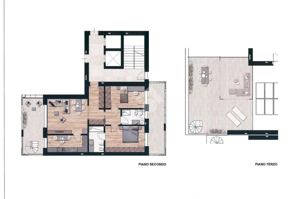 Trilocale Via Umbria, Peschiera Borromeo - planimetria 1