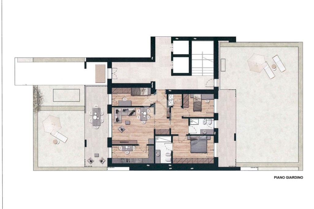 Quadrilocale Via Umbria, Peschiera Borromeo - planimetria 1