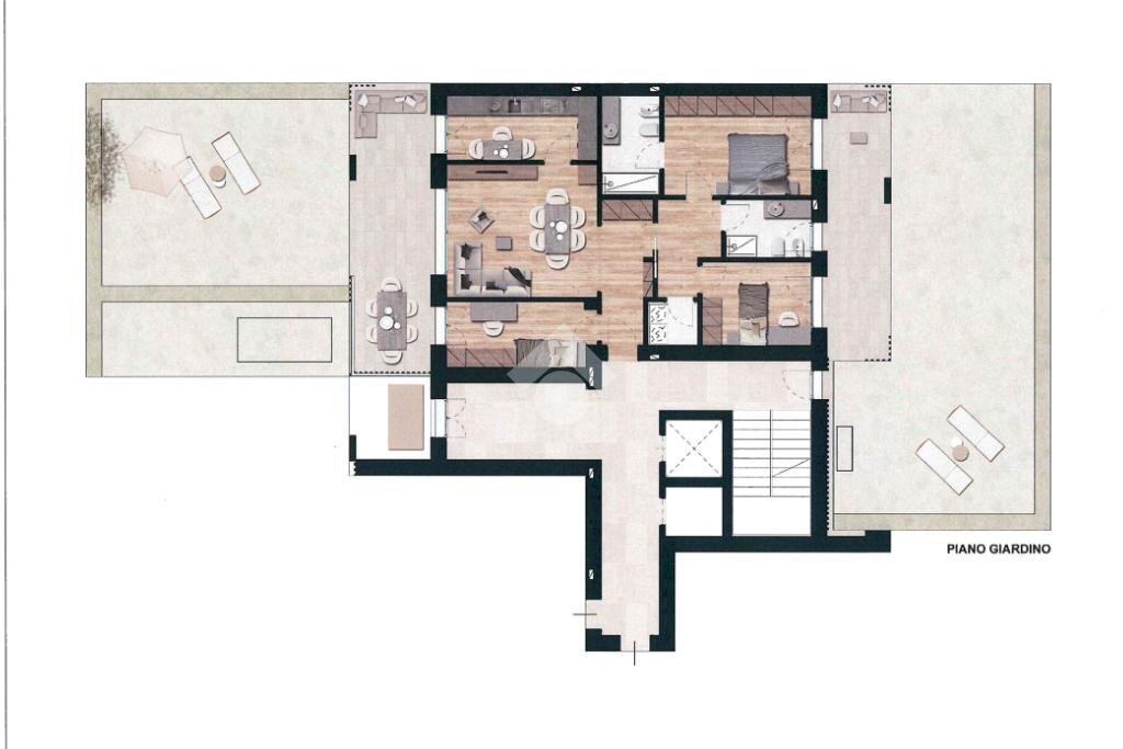 Quadrilocale Via Umbria, Peschiera Borromeo - planimetria 1