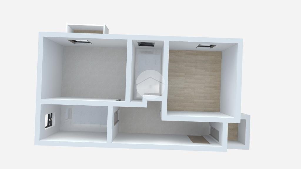 Two-room apartment Via Patellani, Bresso - floor plans 1