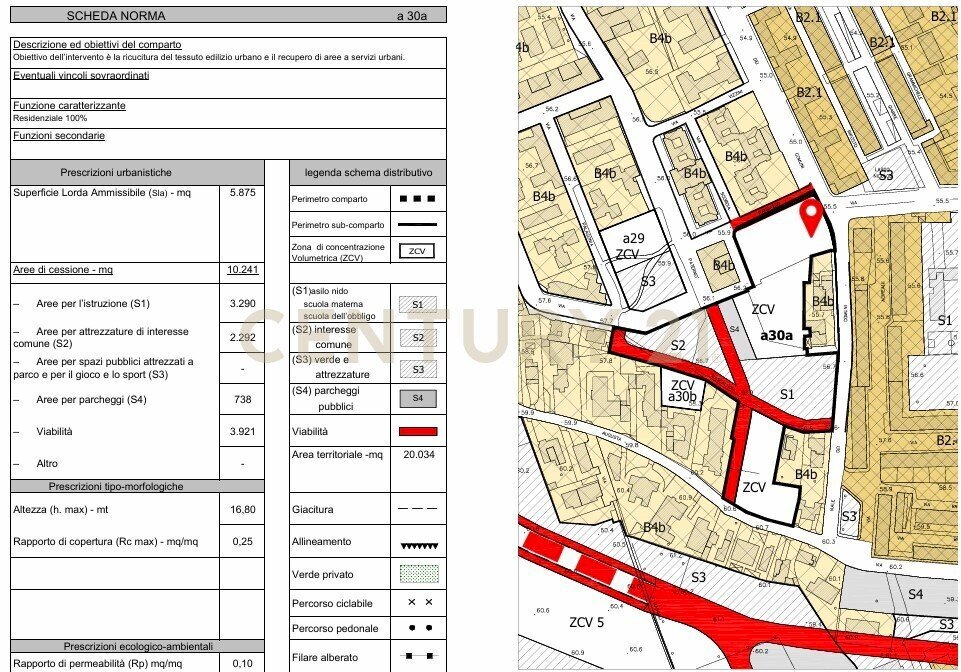 legenda prg.jpg - Terreno edificabile Viale dei Comuni 29, Siracusa - planimetria 1