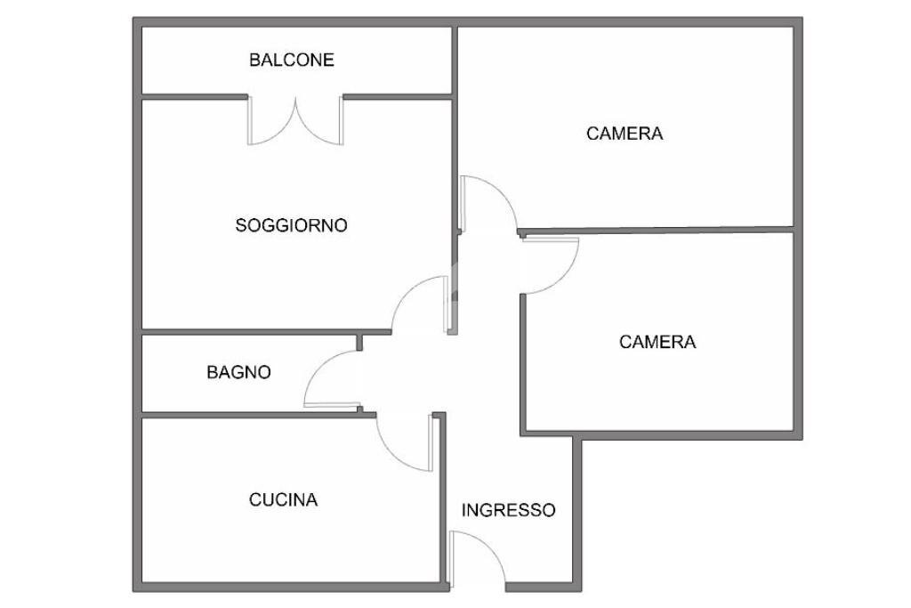 Four-room apartment Viale Faraggiana, Albissola Marina - floor plans 1