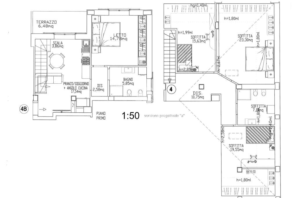 Quadrilocale Via cascinetto, Vignola - planimetria 1
