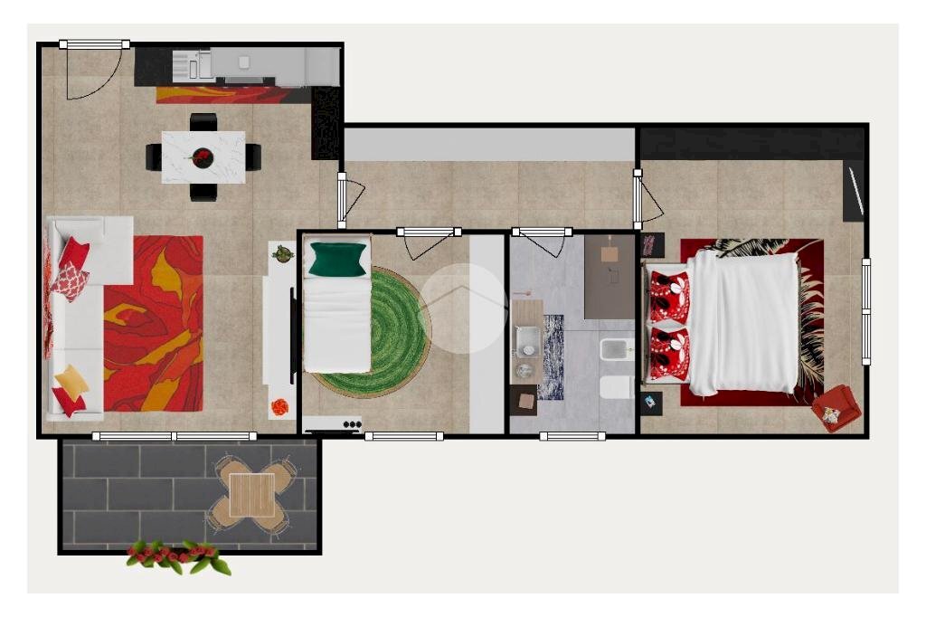 Trilocale Via della Libertà, Corbetta - planimetria 1