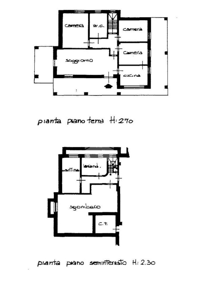 Villa Via Einaudi, Valfenera - floor plans 1