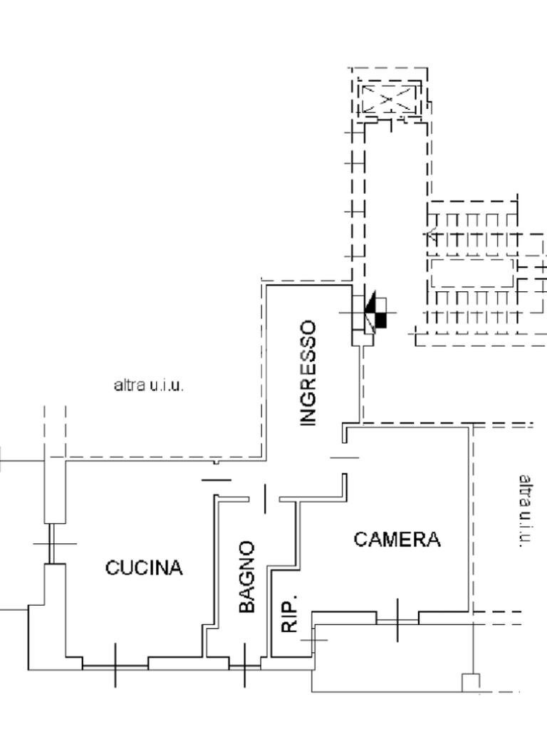 Bilocale Via Bibiana, Torino (zona Borgo Vittoria) - planimetria 1
