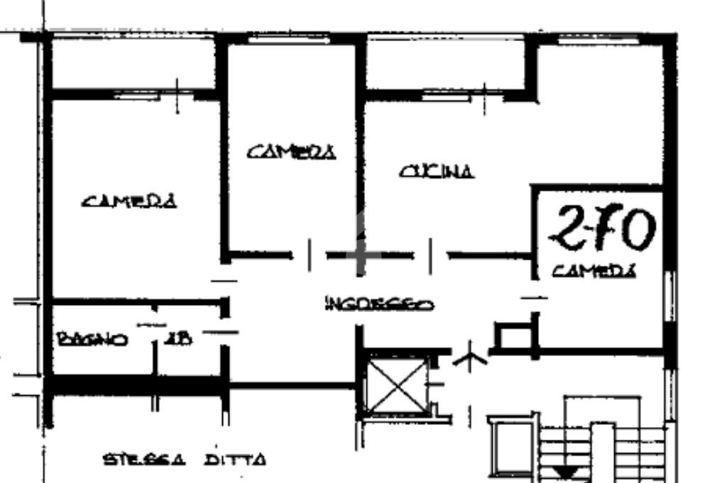 Appartamento Corso C. G. Allamano, Torino (zona Santa Rita) - planimetria 1