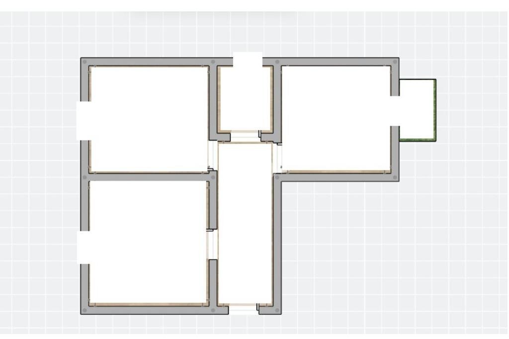 Trilocale Via Bartolomeo Passarotti, Bologna (zona Bolognina) - planimetria 1