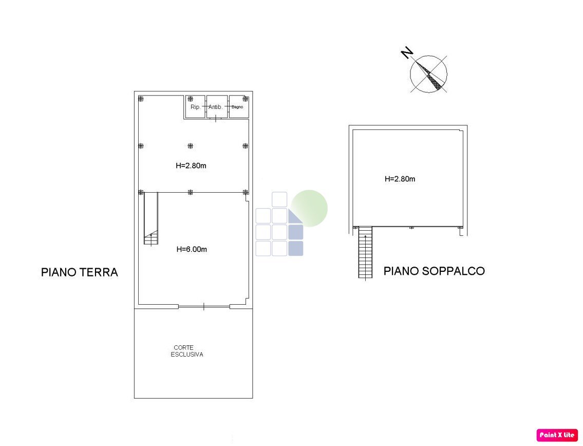 planimetria - Locale Commerciale Via della Padula 11, Livorno - planimetria 1