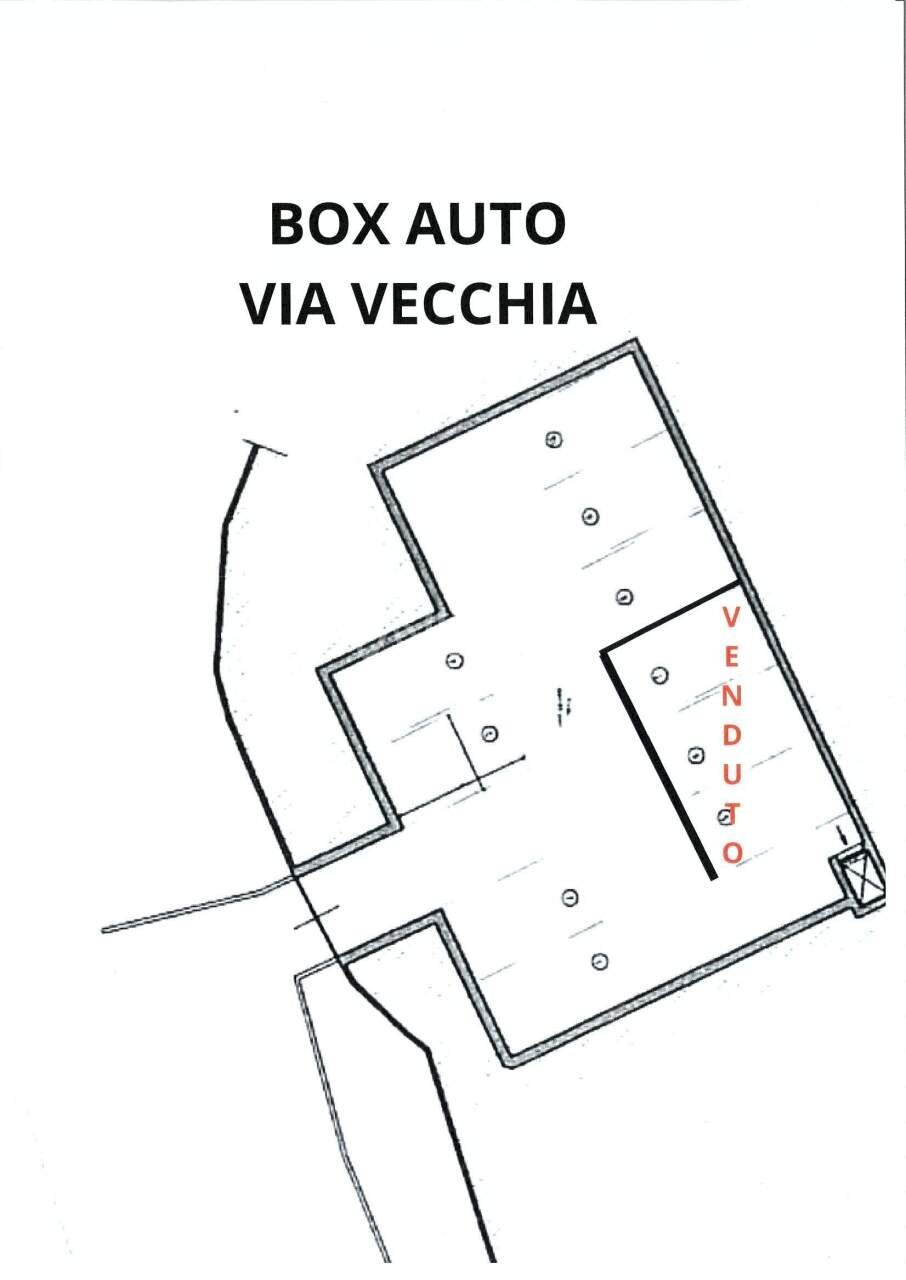 LERICI, BOX AUTO IN VENDITA - LE2058 - Box Via Vecchia, Lerici - planimetria 1