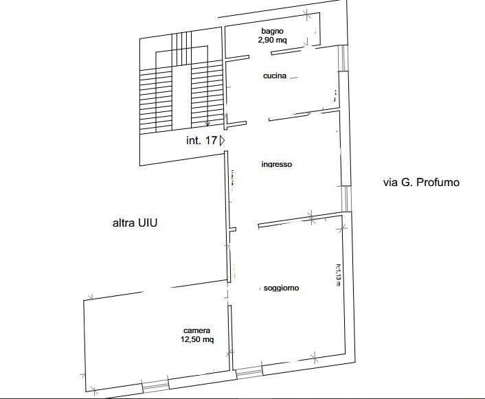 1.jpg - Quadrilocale all'asta Via Giacomo Profumo 2, Genova (zona Voltri) - planimetria 1