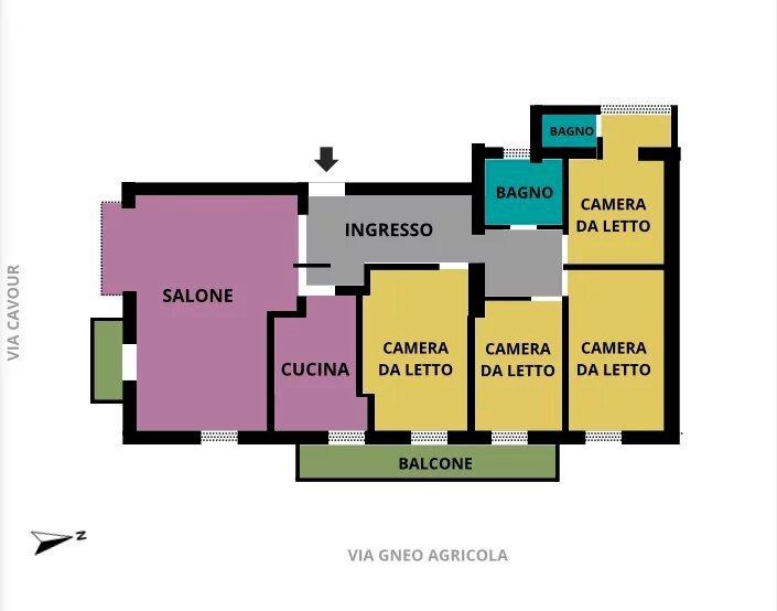 Appartamento Via Cavour, Ventimiglia - foto 3