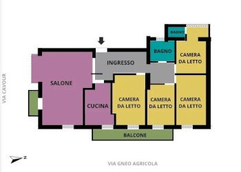 Appartamento Via Cavour, Ventimiglia - foto 3