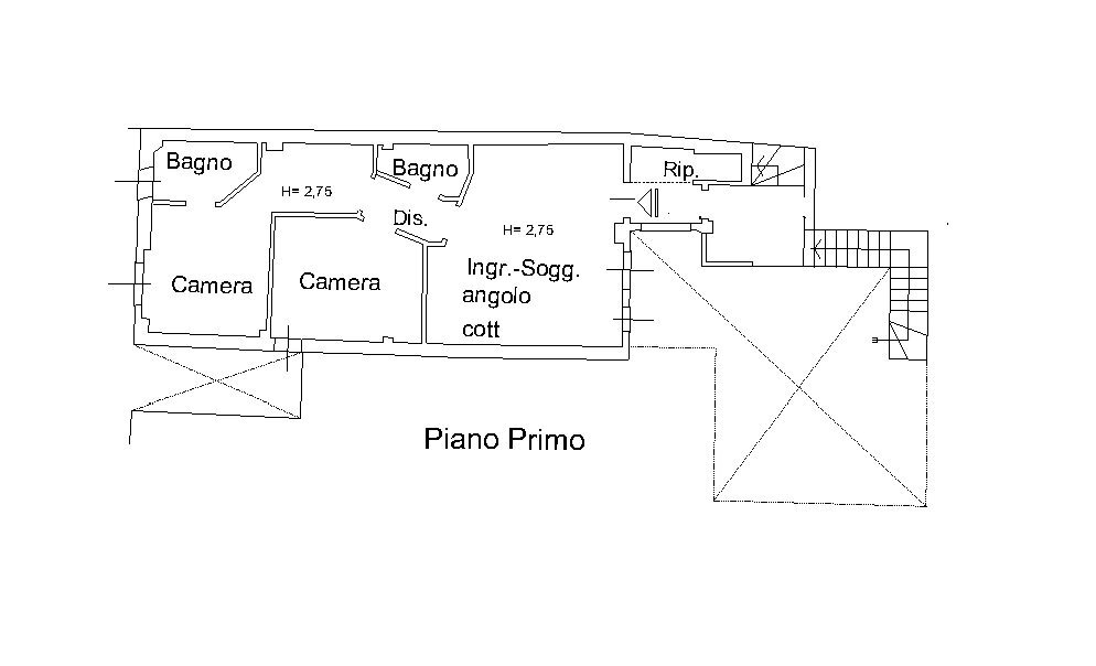 Appartamento Bologna - planimetria 1