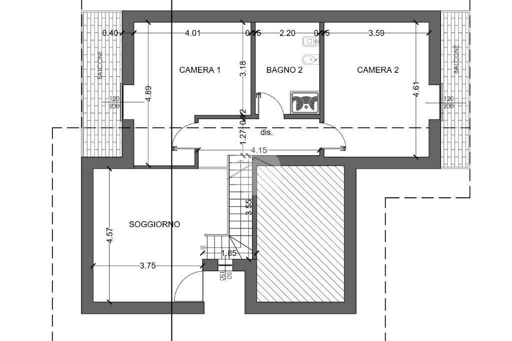 Villa Via dei Lillà, Lombardore - floor plans 1