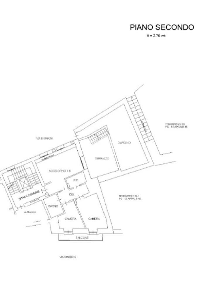 Three-room apartment Via umberto I, Lanzo Torinese - floor plans 1
