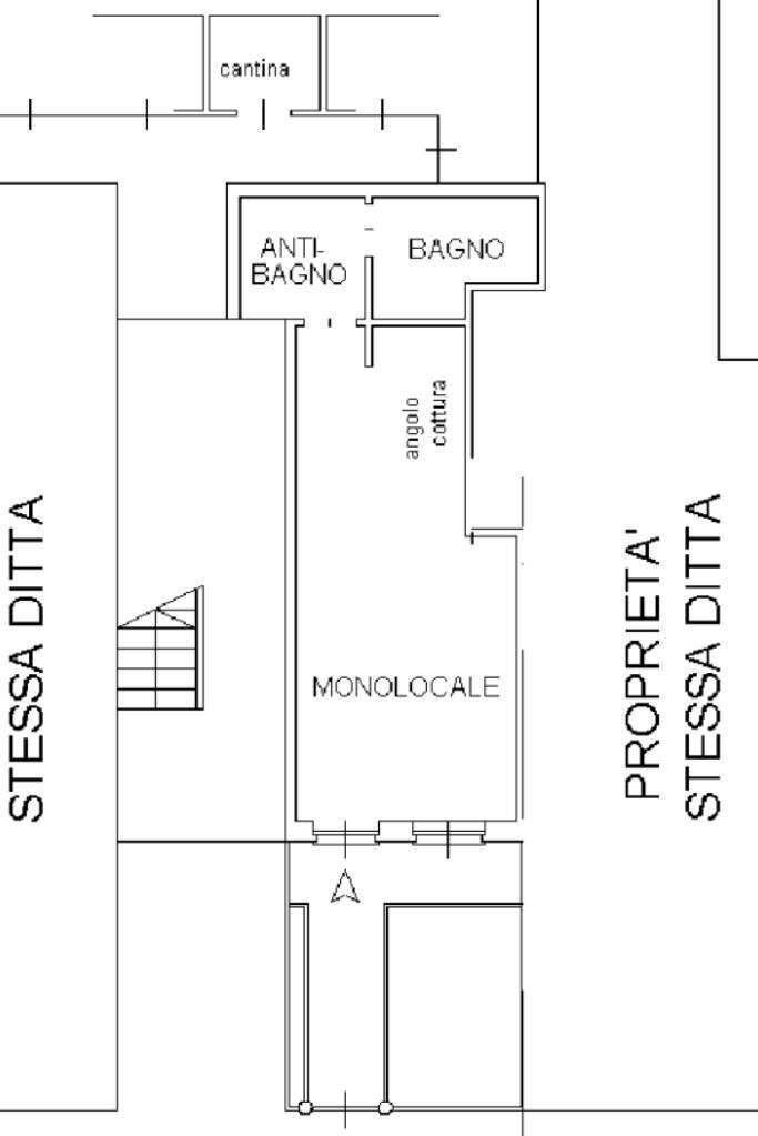 One-room apartment Via Remondi, Ciriè - floor plans 1