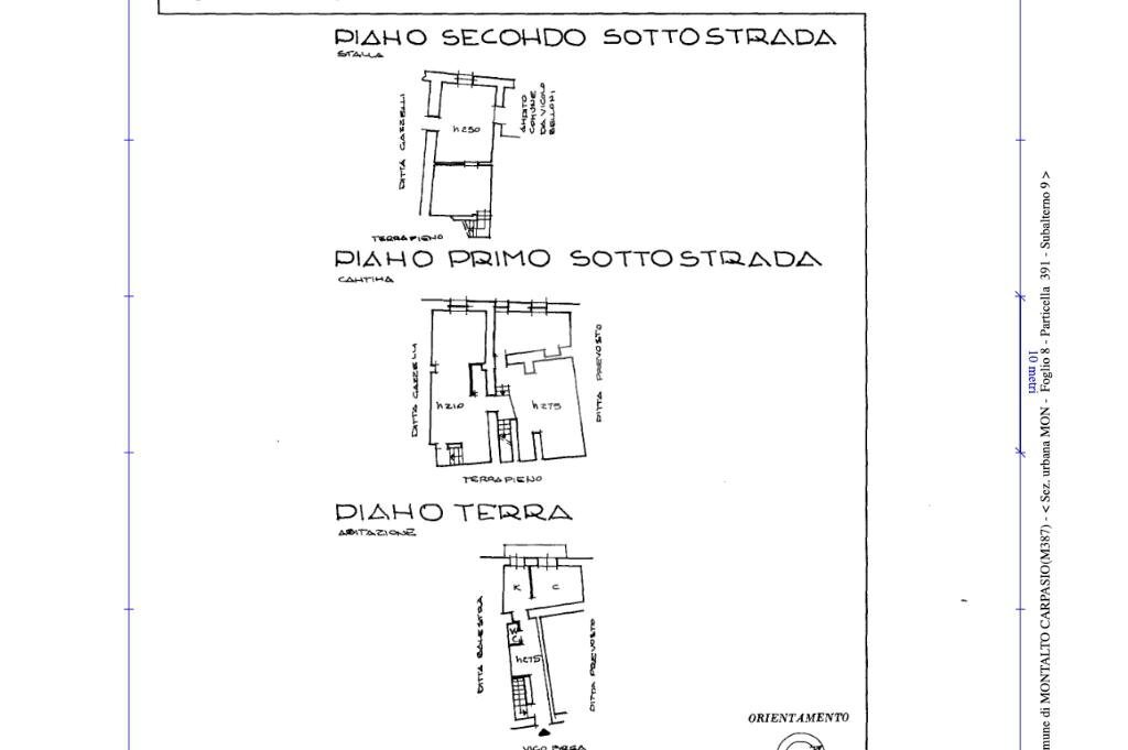 Apartment Via Ludovico Brea, Montalto Carpasio - floor plans 1