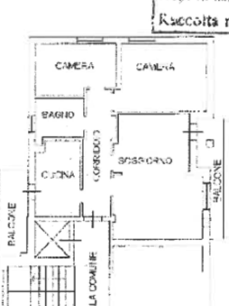Trilocale Via Piave, Cesenatico - planimetria 1