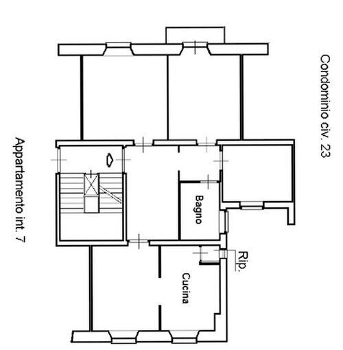 2.jpg - Appartamento all'asta Via Teresio Mario Canepari 21, Genova (zona Rivarolo) - planimetria 1