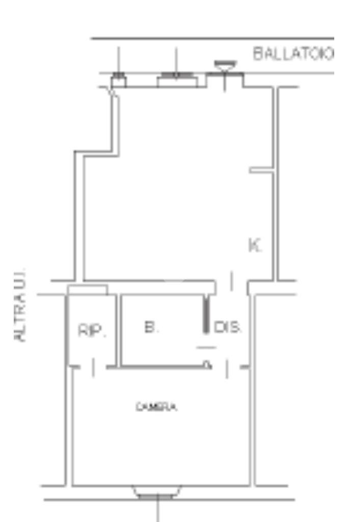 Bilocale Via varè, Milano (zona Bovisa) - planimetria 1