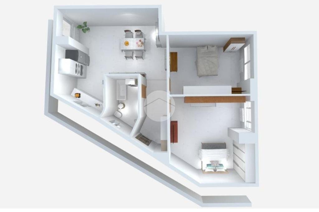 Trilocale Via pellegrino rossi, Milano (zona Dergano) - planimetria 1