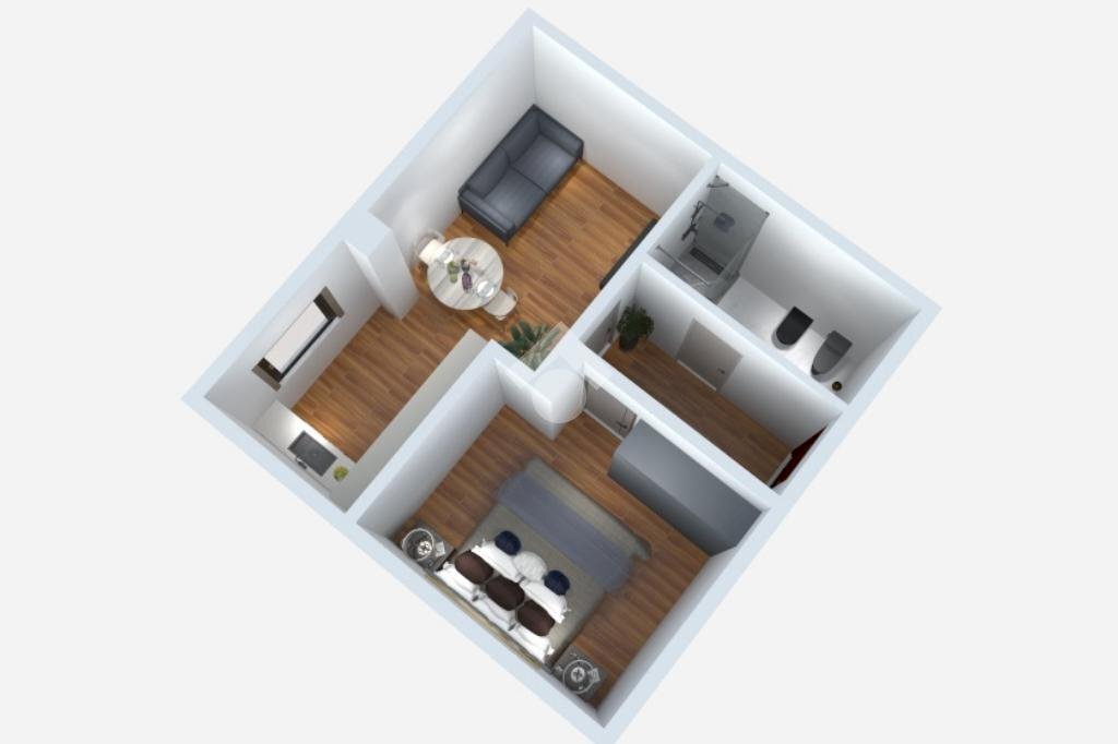 Loft Via Giosuè Borsi, Torino (neighborhood Lucento) - floor plans 1