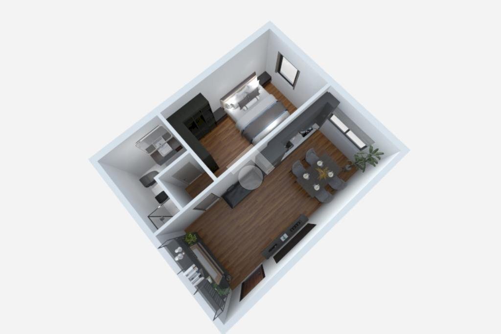 Loft Via Giosuè Borsi, Torino (neighborhood Lucento) - floor plans 1