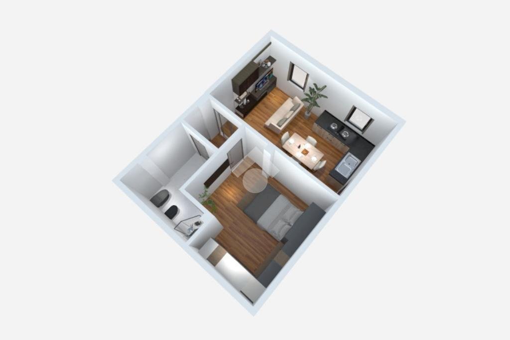 Loft Via Giosuè Borsi, Torino (neighborhood Lucento) - floor plans 1