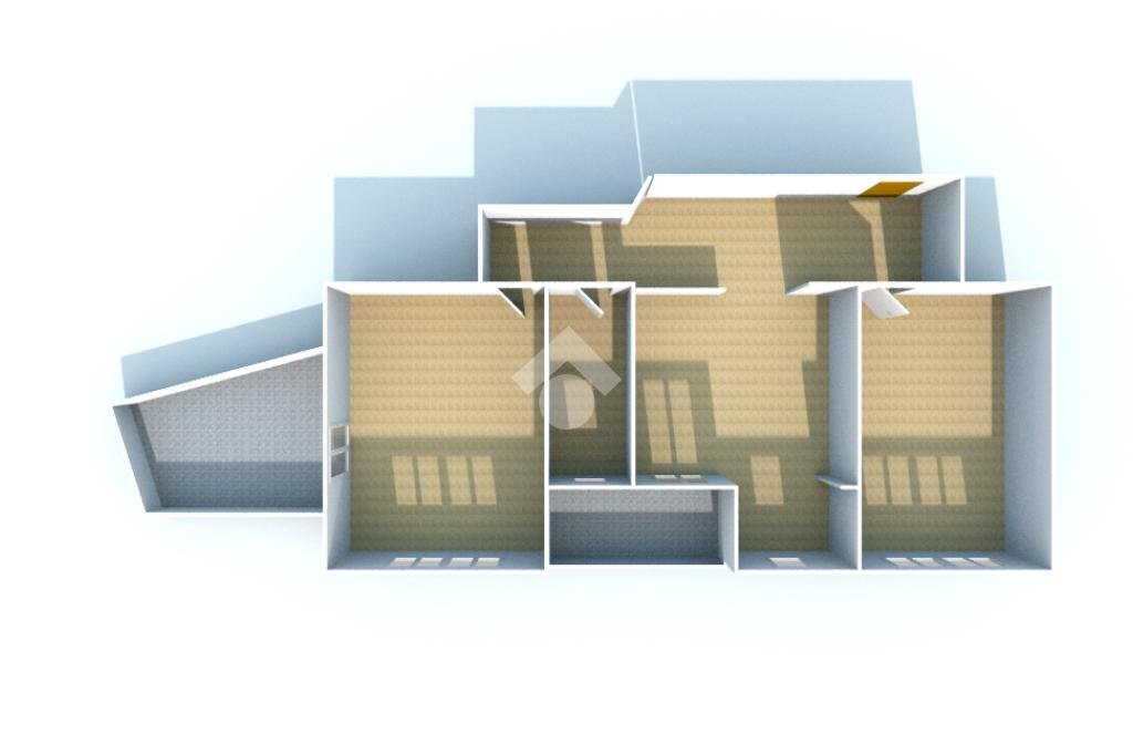 Trilocale Corso Felice Cavallotti, Asti - planimetria 1