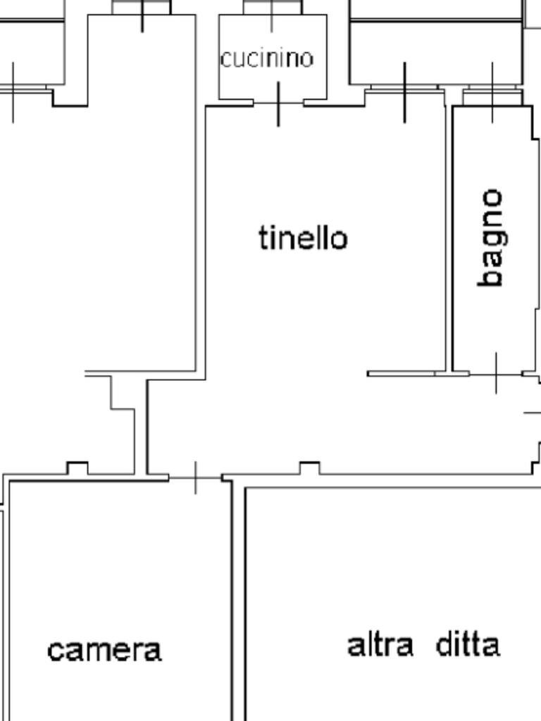 Bilocale Via gubbio, Torino (zona Madonna Campagna) - planimetria 1