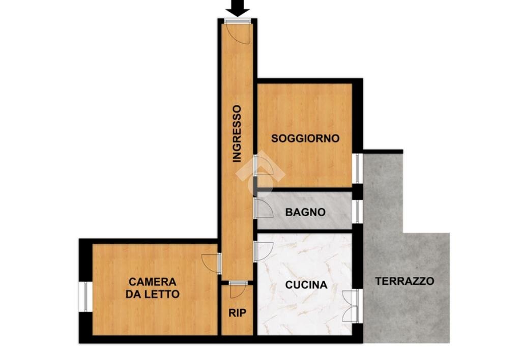 Trilocale Corso Martiri della Libertà, Cairo Montenotte - planimetria 1