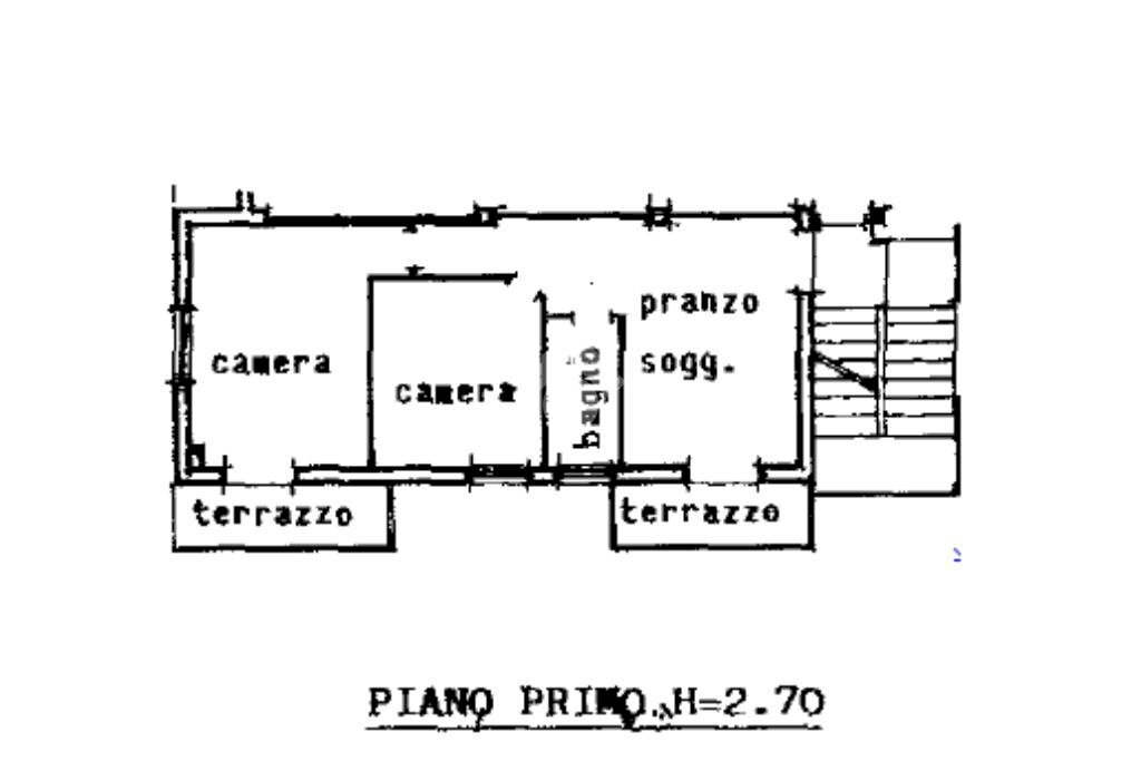 Trilocale Via G. Marconi, Lizzano in Belvedere - planimetria 1