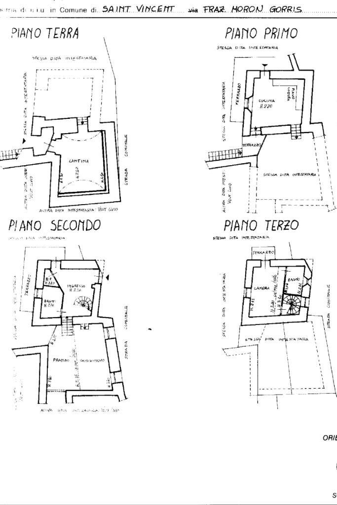 Semi-detached house Saint, Saint-Vincent - floor plans 1