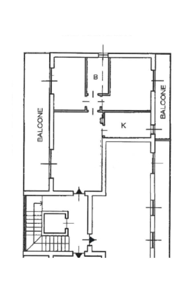 Trilocale Via Italia, Pozzo d'Adda - planimetria 1