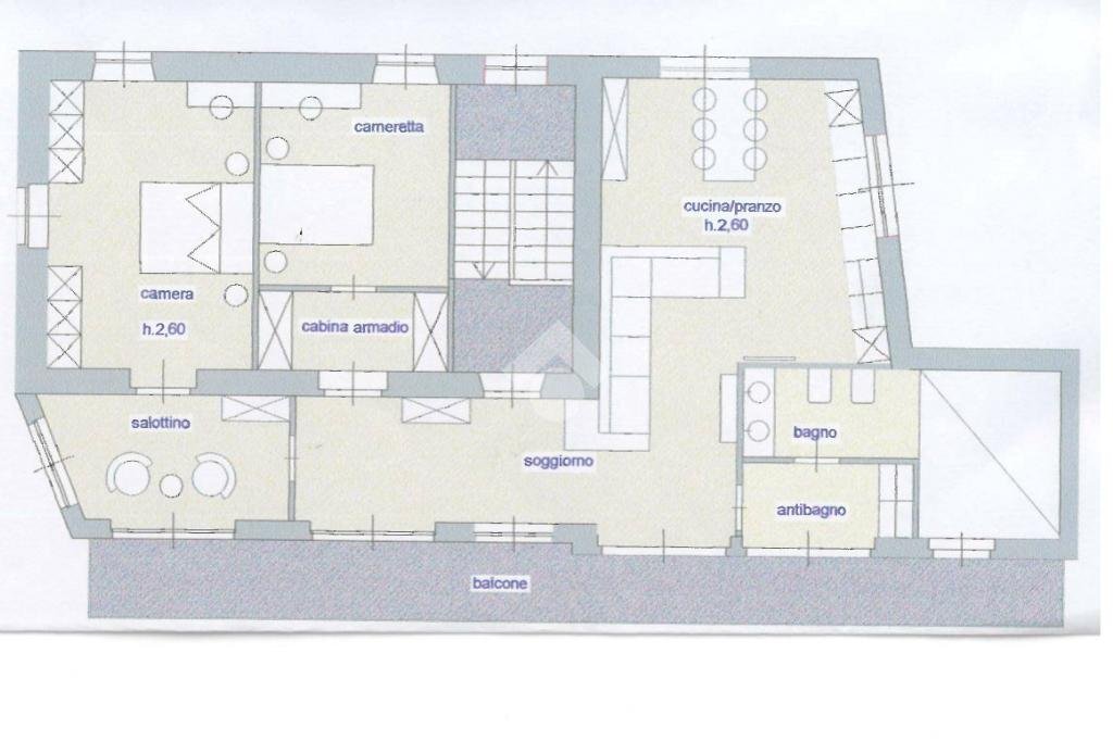 Attic Via Baraggioni, Borgomanero - floor plans 1