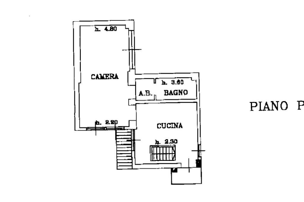Trilocale Via Vittorio Veneto, Vaprio d'Agogna - planimetria 1