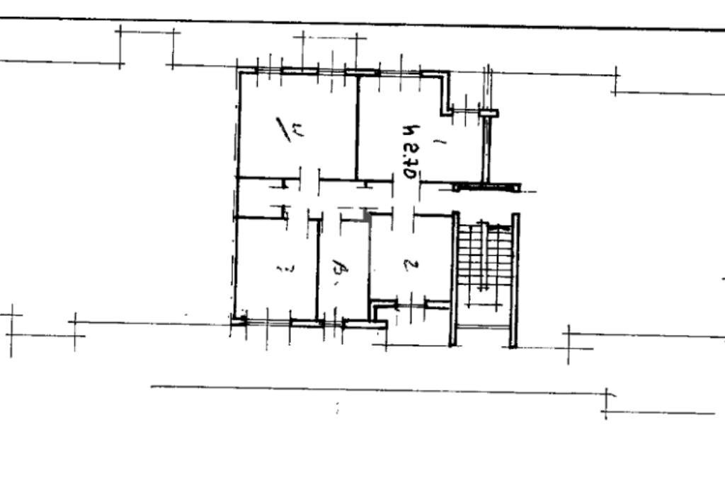 Three-room apartment Via Circonvallazione, Momo - floor plans 1