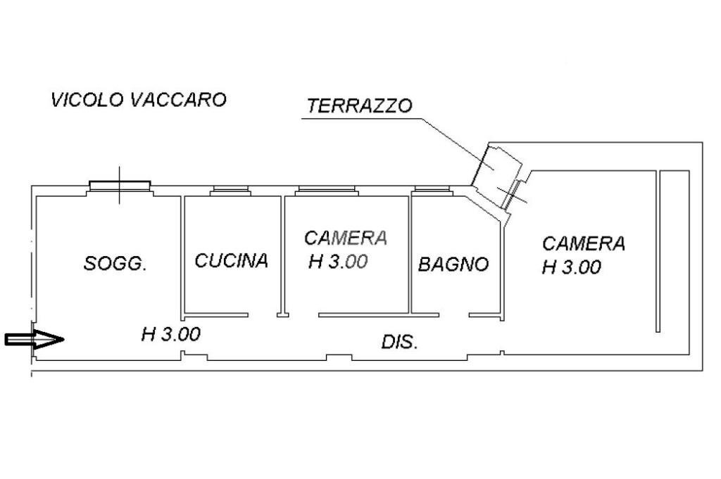 Trilocale Via G. Lanza, Casale Monferrato - planimetria 1