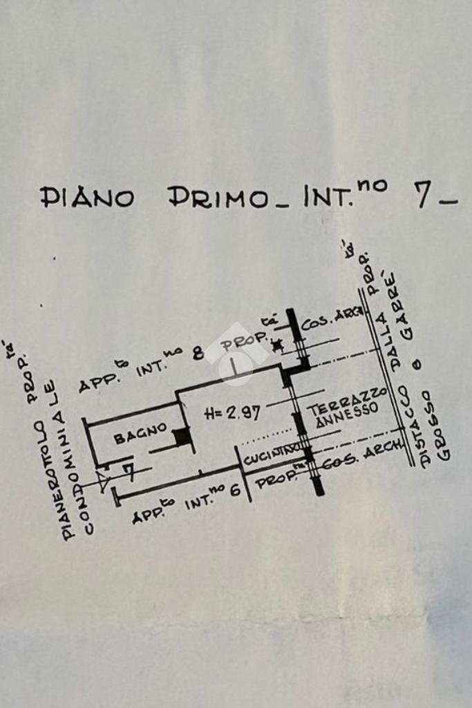 Bilocale Via mandelli, Casella - planimetria 1