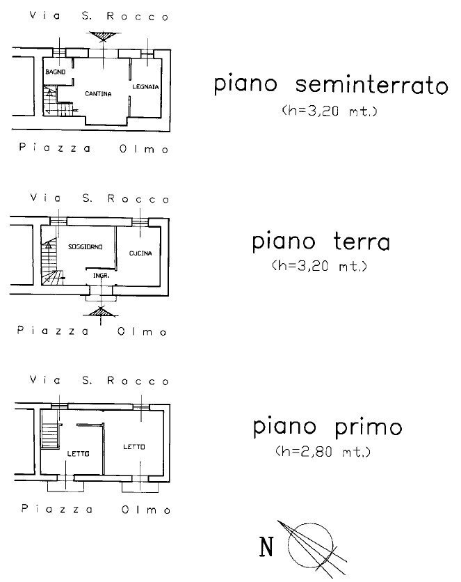 Casa indipendente Piazza Olmo, 2, Castelpetroso - planimetria 1