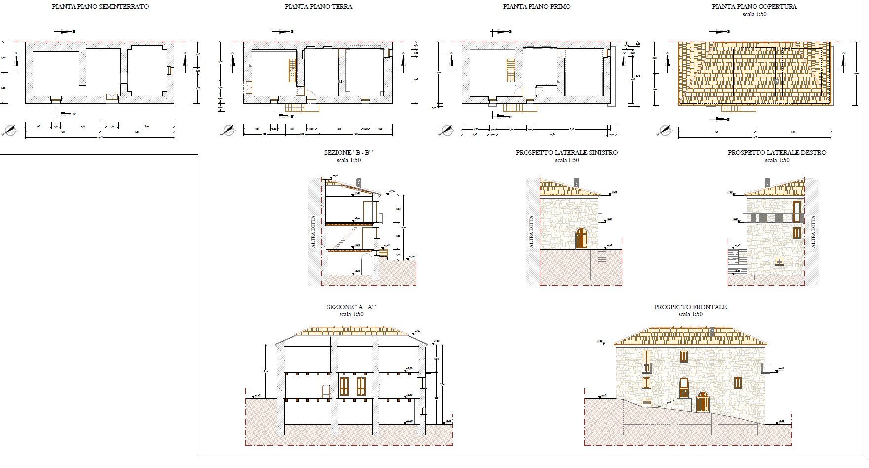 Farmhouse Via Rapa, SNC, Castelpetroso - floor plans 1