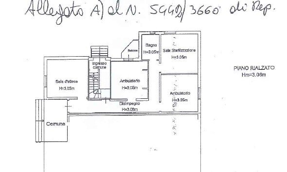Planimetria immobile - Four-room apartment via Zampieri Vespignani, 19, Imola - floor plans 1