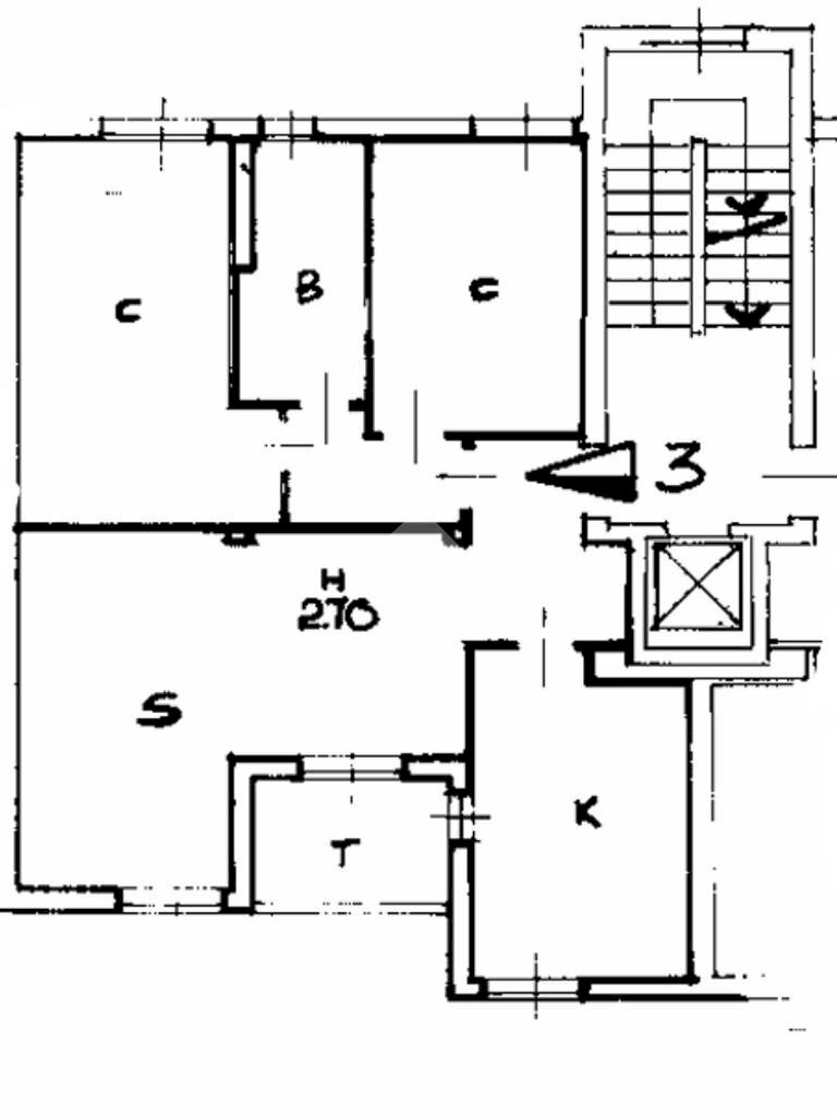 Quadrilocale Via Valerio Glorialanza, Chiavari - planimetria 1