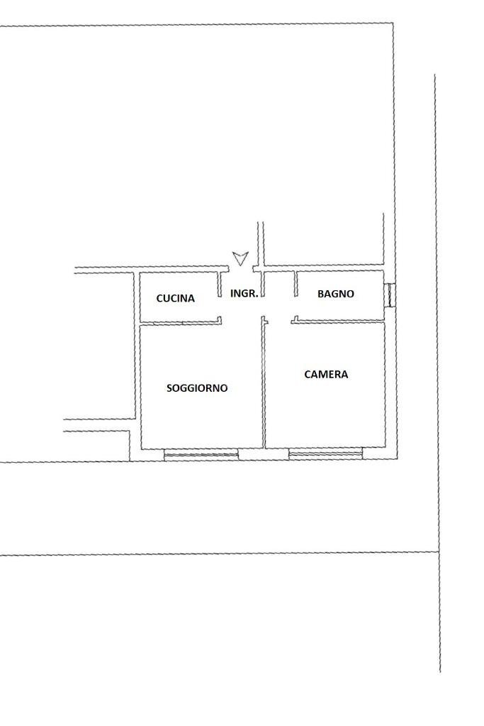 Bilocale Via Asplanato Siccardi, Sanremo - planimetria 1