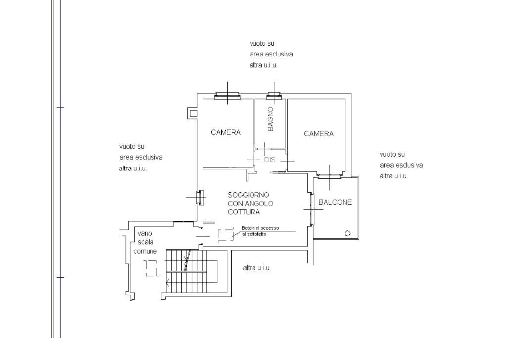 Four-room apartment Via torino, Lanzo Torinese - floor plans 1